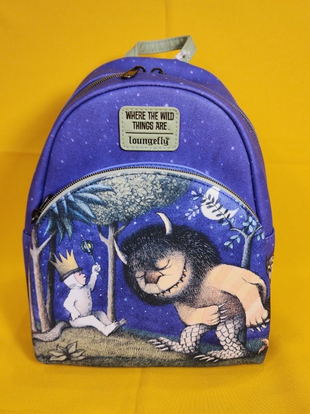 Loungefly Where The Wild Things Are Mini Backpack Soft Tag NEW - Picture 2 of 12